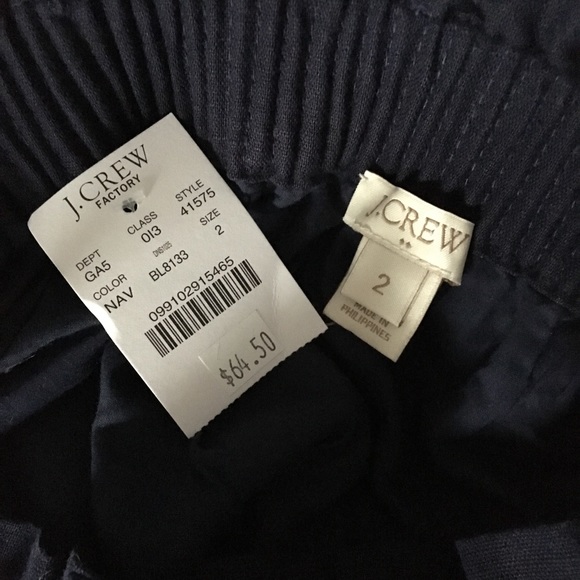 NWT Navy J.Crew Skirt, Size 2 - Picture 3 of 3